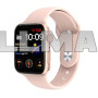 Розумний смарт годинник Smart Watch I7 PRO MAX з тонометром пульсометром оксиметром 44mm рожевий